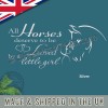 All Horses Deserve To Be Loved Wall Sticker Equestrian Quote Horse Bedroom Wall Mural Decor Decal - 03